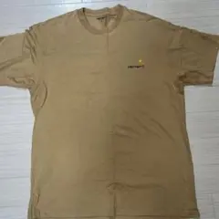 carhartt 半袖Tシャツ 黄土色