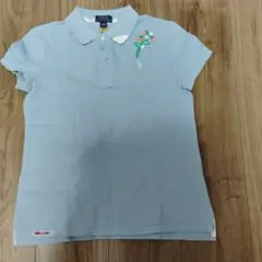 POLO RALPH LAUREN ライトブルー ポロシャツ 2T