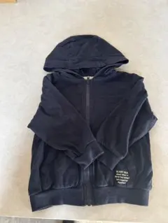 ネイビー フード付き トレーナー