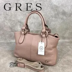 C5853【未使用/定価5.2万】グレ/GRES PARIS*牛革/レザー*レディース*ハンドバッグ/トートバッグ/手提げ 鞄*ブラック/黒 グレ 牛革バッグ GRES | 京都通販ミセスのファッション館・本店