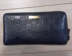 GUCCI グッチ シマ ラウンドファスナー 長財布
