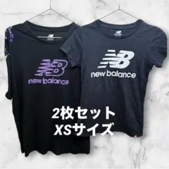 NEW BALANCE ビッグロゴ 半袖 Tシャツ 2枚セット　レディース