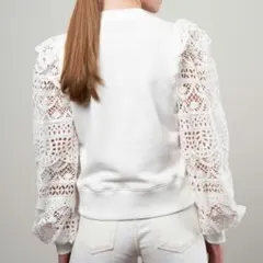 Sea new york レース　トップス　スウェット　ホワイト　美品 2026年最新】Sea New York トレーナー・スウェットの人気アイテム