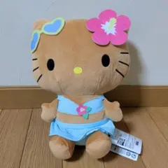 キティ　Lぬいぐるみ　日焼けギャル