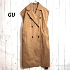 ジーユー GU トレンチコート アウター 袖なし ベルト付き 【L】のサムネイル