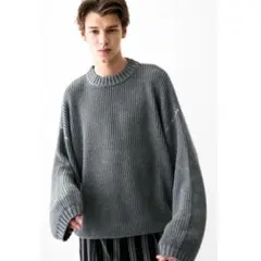 monkey time - Waffle Oversized CN Knitのサムネイル