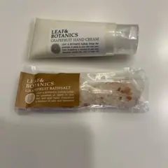 LEAF&BOTANICS ハンドクリーム グレープフルーツ & バスソルトのサムネイル