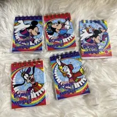 Disney メモ帳 5点セット