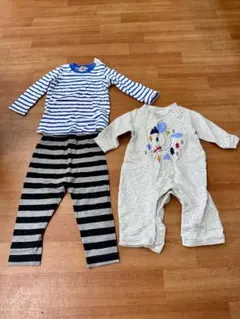 80サイズ　セット　まとめ売り　ミキハウス　ズボン　レギンス　カバーオール　長袖