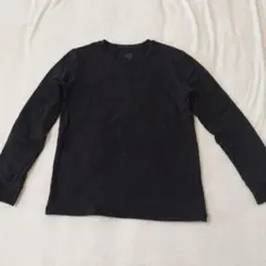 ユニクロ極暖ヒートテックコットンクルーネックTシャツ140長袖 男女兼用