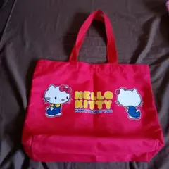 Sanrio　HELLO KITTY レッド トートバッグ