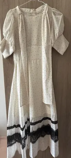 アンミール レースラインドットワンピース | Mercari