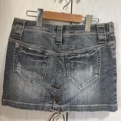tommy jeans ダメージジーンズ　スカート