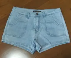 Abercrombie & Fitch デニムショートパンツ ライトブルーW26