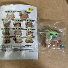 ソフビパペット　マンダロリアン　グローグー