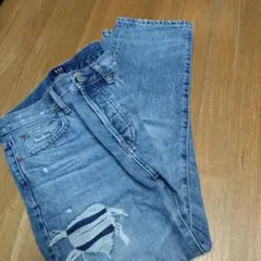 GAP 1969 デニムパンツ ダメージ加工 日本サイズ24のサムネイル