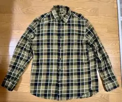 UNIQLO ユニクロ メンズ ネルシャツ XL 緑系