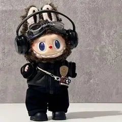 ラブブ 洋服 服 Labubu ぬいぐるみ 17cm 着せ替え服 ヘッドホン