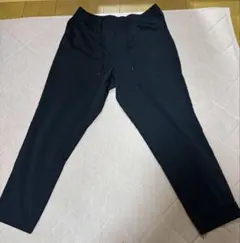 ブラック ジョガーパンツ ウエスト紐付き