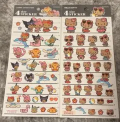 日焼けキティ 4サイズ ステッカー サンリオキャラクター　4サイズステッカー