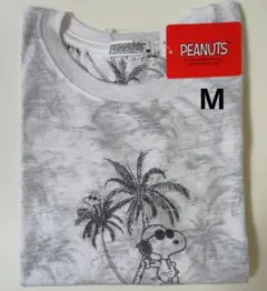 PEANUTS 半袖 Tシャツ 白 グレー М SNOOPY JOE COOL