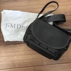 J&M DAVIDSON ブラックショルダーバッグ