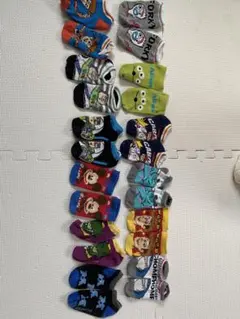 キッズ靴下セット 12足 トイ・ストーリーなど