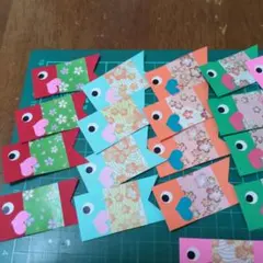 ミニ鯉のぼり　ハンドメイド　壁面　ガーランド