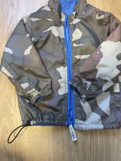 X-girl カモフラージュ・青 リバーシブル ジャケット 3T