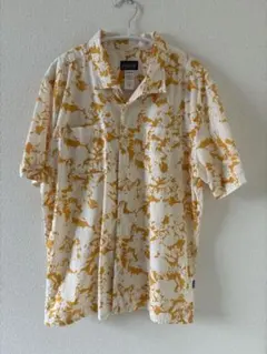 BOSS 黄色や茶色の迷彩柄がプリント アロハシャツ - メルカリ