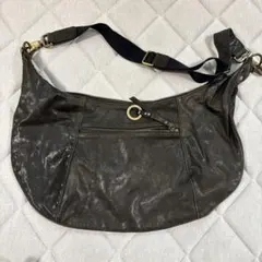 Isola D'ischia レザー ショルダーバッグ