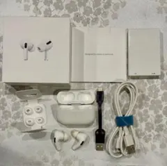 AirPods Pro 第一世代 ケース ケーブル2本 充電器付き