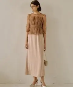 【新品・タグ付き】LERURE リルアー オケージョンドレス Mサイズ