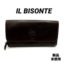 新品　IL BISONTE イル ビゾンテ レザー 財布 長財布 ユニセックス