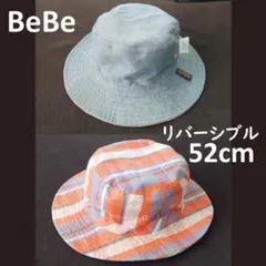 BeBe リバーシブル ハット チェック柄 52cmのサムネイル