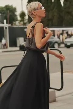 ⭐︎完売品⭐︎ZARA トレンチフレアミディワンピース S ブラック