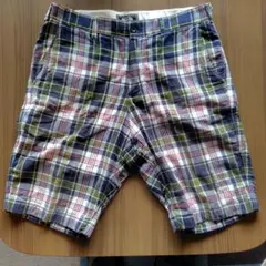 BEAMS チェック柄 ショートパンツ Lサイズのサムネイル