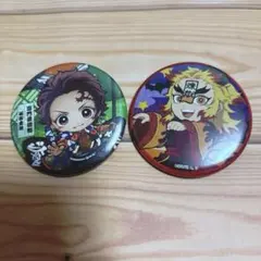 鬼滅の刃　京都南座歌舞伎ノ舘　竈門炭治郎　2019ハロウィン煉獄杏寿郎 缶バッジ