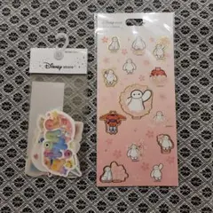Disney store キャラクターシールセット