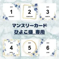 【ひよこ様 専用】 ましかく マンスリーカードのサムネイル