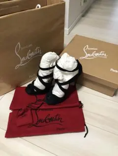 美品 Christian Louboutin ブラック36 ハイヒール　23cm