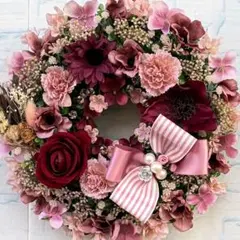 カーネーション♡アンティーク調　フラワーリース