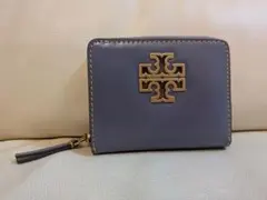 TORY BURCH 二つ折り財布 グレー