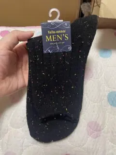 メンズ　靴下⭐︎チュチュアンナ⭐︎25〜27cm 黒