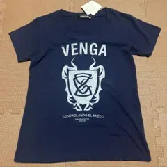 zucca 半袖Tシャツ ネイビー ロゴプリント タグ付のサムネイル