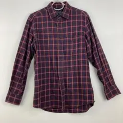 UNIQLO メンズ　チェックフランネルシャツ