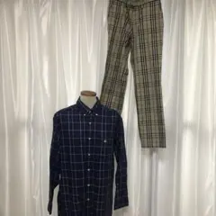 セットアップ！Burberry シャツ　パンツ　ノヴァチェック　バーバリー