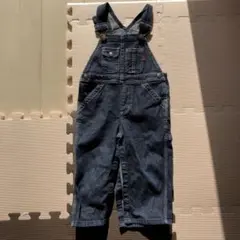 EDWIN ダークデニム オーバーオール 80