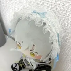 20cmぬいぐるみ用　ヘッドドレス　水色