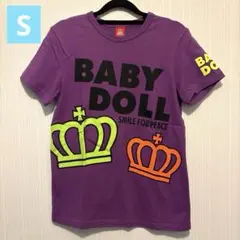 【新品】 BABYDOLL Tシャツ 半袖 紫 Sサイズ レディース 王冠